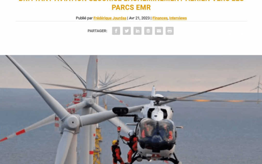 Brittany Aviation sécurise l’acheminement aérien vers les parcs EMR